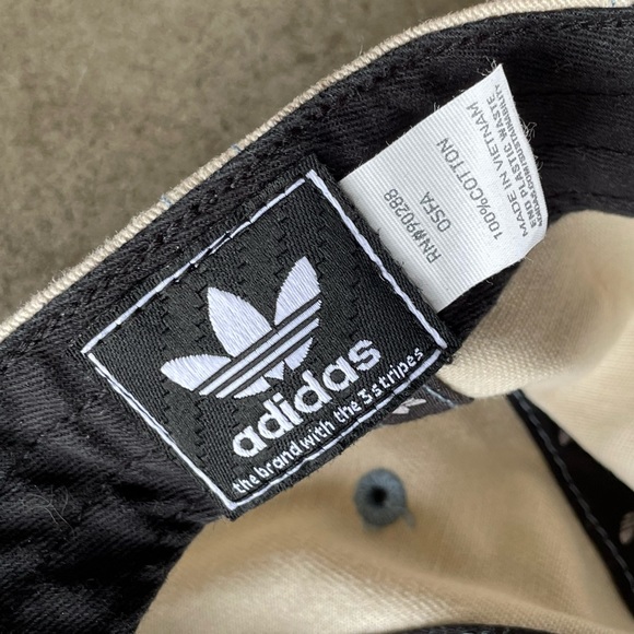 Adidas Originals Embroidered Logo Washed Blue Adjustable Metal/Brass Clasp Hat - Picture 6 of 7